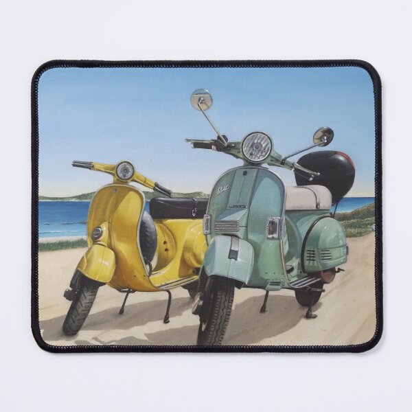 Item preview, Classic motorcycles on the beach designed and sold by Adrián Hermida.