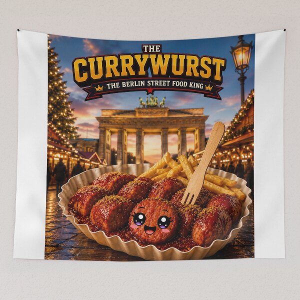 Item preview, Hotdog Heros Currywurst Solo Christmas  designed and sold by 1mooreroy.