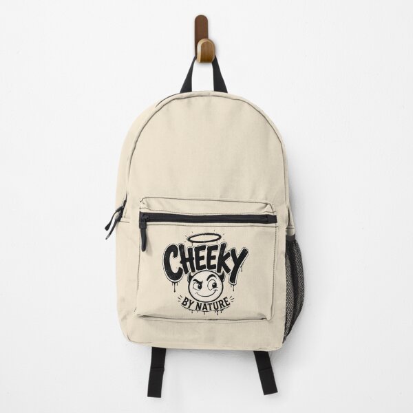 Item preview, Cheeky By Nature Funny Retro Smirk Face designed and sold by POD DYNASTY | Original Print On Demand T-Shirt Graphics.