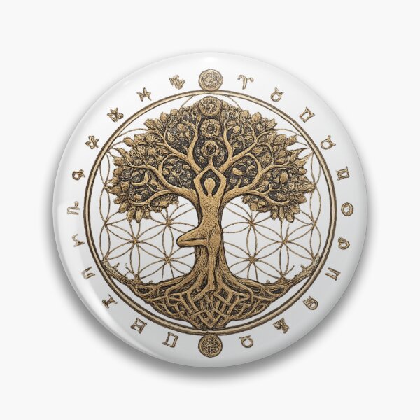 Item preview, Vintage Tree Of Life Sacred Geometry Zodiac designed and sold by ZENVIRART.