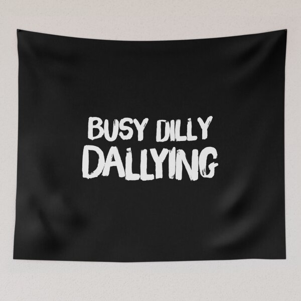 Item preview, Busy Dilly Dallying - Black and White designed and sold by Hello Bee Bee.