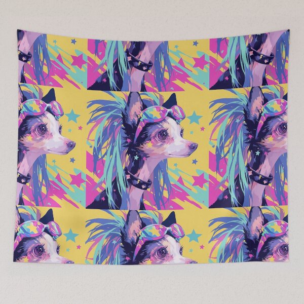 Item preview, Out of this world Chinese crested puppy dog designed and sold by MendaciousMina.