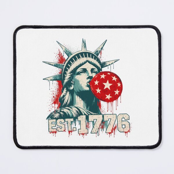 Item preview, Grunge Statue Of Liberty Bubblegum Est 1776 Patriotic designed and sold by chattsuede.