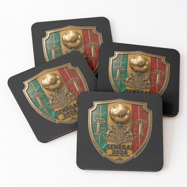Item preview, Senegal Soccer Fan Art | Luxury Crest | 2026 Soccer Tournament designed and sold by BrickByDream.
