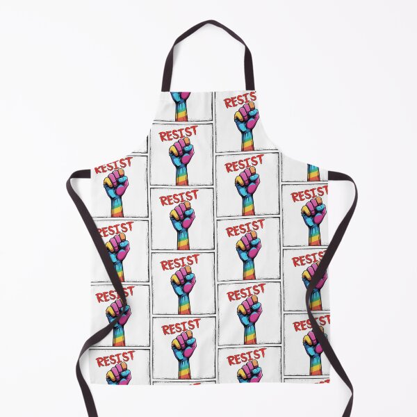 Item preview, RESIST Homophobia, Transphobia, Bigotry, Intolerance & Hatred - Rainbow Raised Fist designed and sold by SangeDesigns.