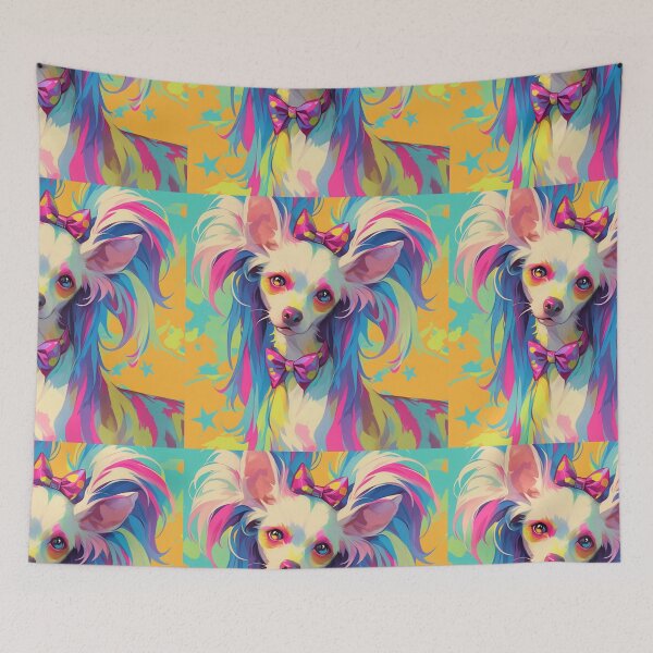 Item preview, Out of this world Chinese crested puppy dog designed and sold by MendaciousMina.