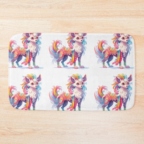Item preview, Colorful Chinese crested puppy dog designed and sold by MendaciousMina.
