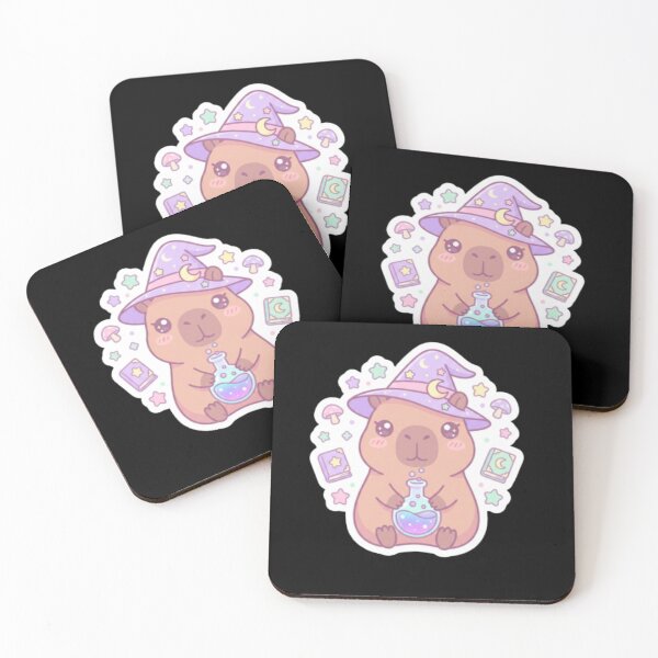 Item preview, Cute Witch Capybara - Kawaii Magical Animal Witchcore Gift designed and sold by CozyDesignsCo.