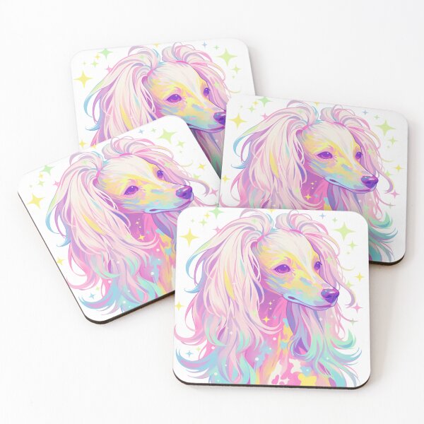 Item preview, Colorful Chinese crested puppy dog designed and sold by MendaciousMina.