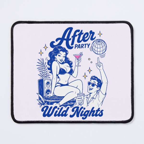 Item preview, After Party Wild Nights Pinup Girl designed and sold by olosra.