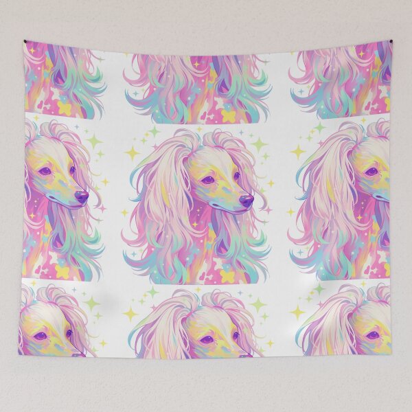Item preview, Colorful Chinese crested puppy dog designed and sold by MendaciousMina.