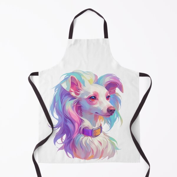 Item preview, Colorful Chinese crested puppy dog designed and sold by MendaciousMina.