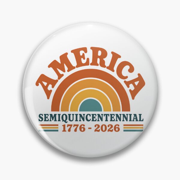 Item preview, Retro America Semiquincentennial 1776 Vintage Patriotic Rainbow designed and sold by chattsuede.