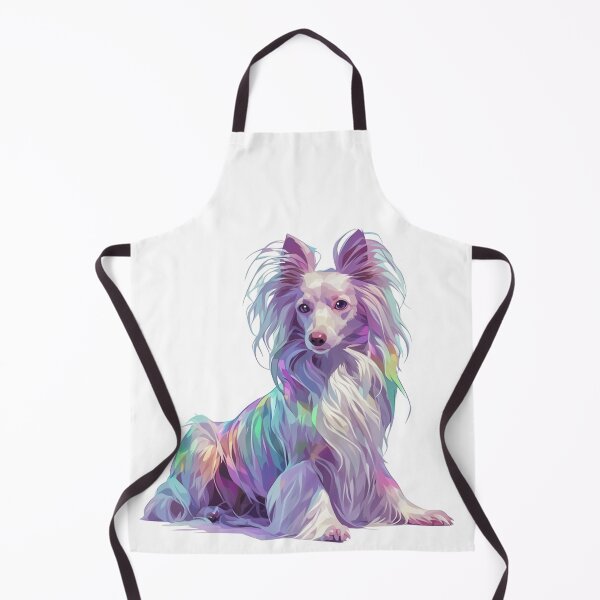 Item preview, Colorful Chinese crested puppy dog designed and sold by MendaciousMina.