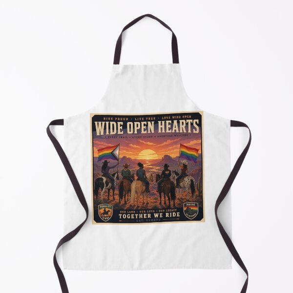 Item preview, Wide Open Hearts Western Pride Riders Sunset designed and sold by StuckOnTees.