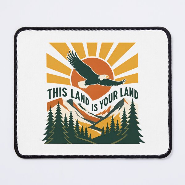 Item preview, This Land Is Your Land Retro Wilderness Adventure designed and sold by chattsuede.