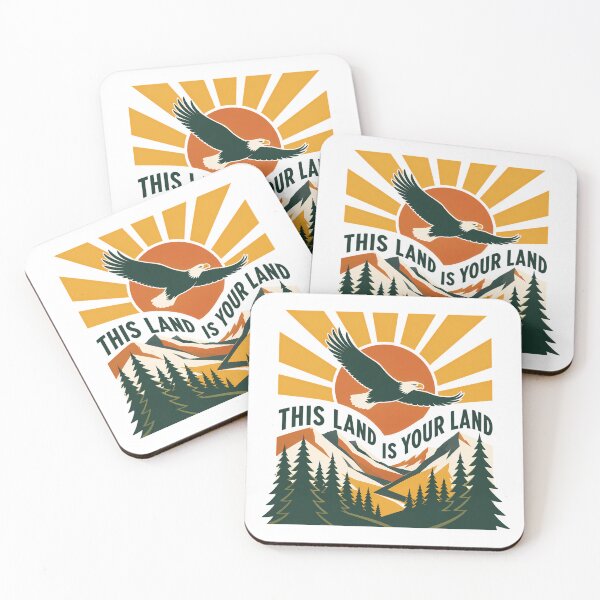 Item preview, This Land Is Your Land Retro Wilderness Adventure designed and sold by chattsuede.