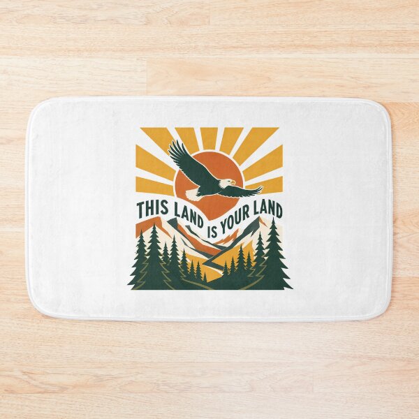 Item preview, This Land Is Your Land Retro Wilderness Adventure designed and sold by chattsuede.