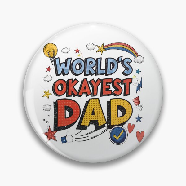 Item preview, World’s Okayest Dad designed and sold by GogoGrove.