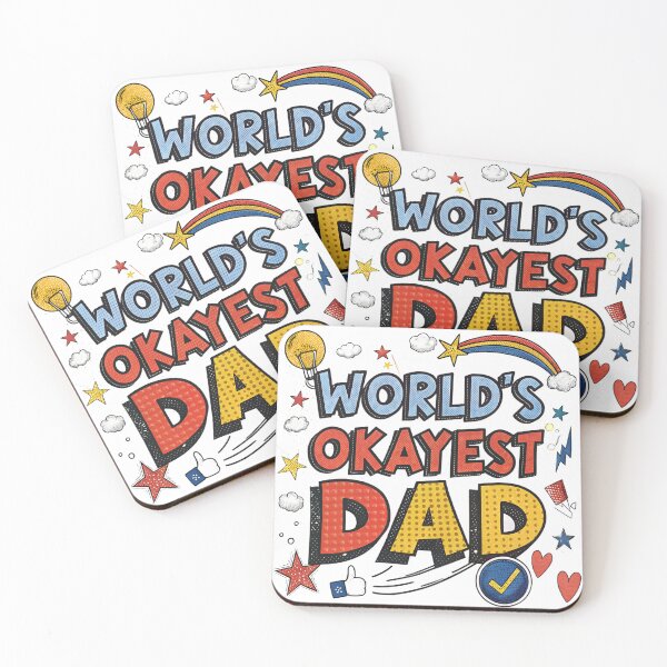 Item preview, World’s Okayest Dad designed and sold by GogoGrove.