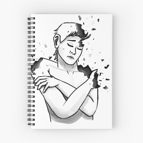 Item preview, Broken - Black and White Illustration  designed and sold by SketchFanatic.