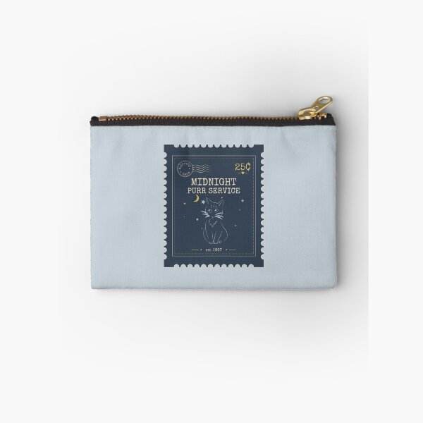 Item preview, Midnight Purr Service Cat Stamp | Vintage Moon Cat Postage Illustration designed and sold by MyFotodrive.