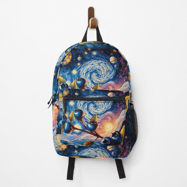 Item preview, Starry Night Blueberries – Cosmic Impressionism Art designed and sold by UmSkelig834.