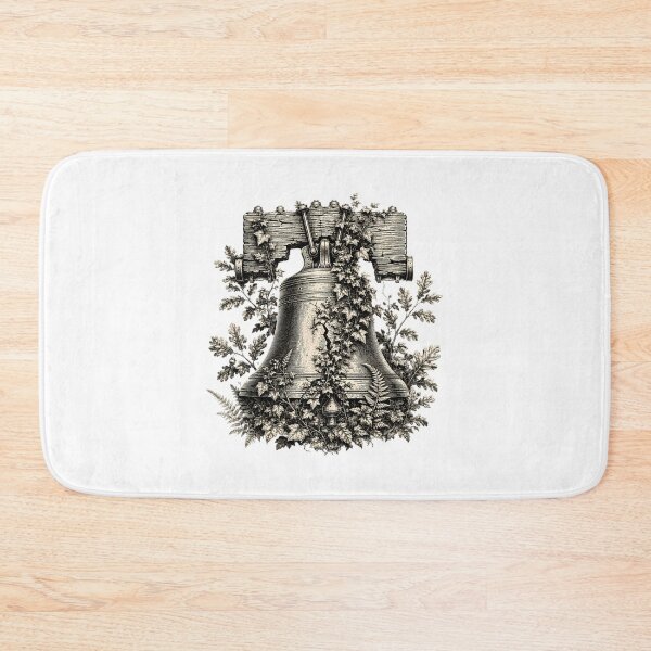 Item preview, Vintage Botanical Liberty Bell Engraving Antique Aesthetic designed and sold by chattsuede.