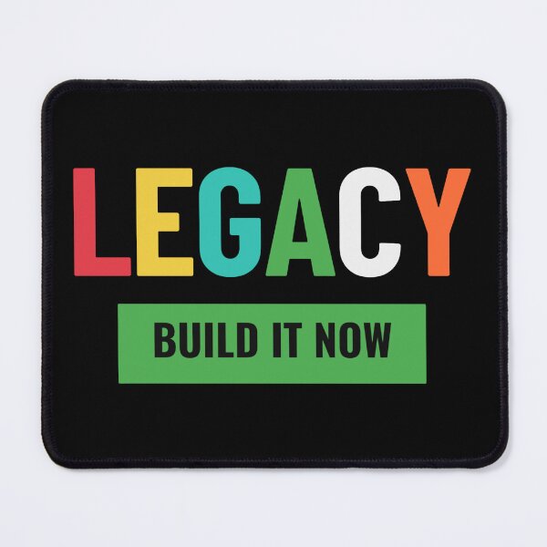 Item preview, Legacy Build It Now – Motivational Quote T-Shirt, Colorful Typography Tee, Entrepreneur Gift, Success Mindset Shirt designed and sold by No Excuses .