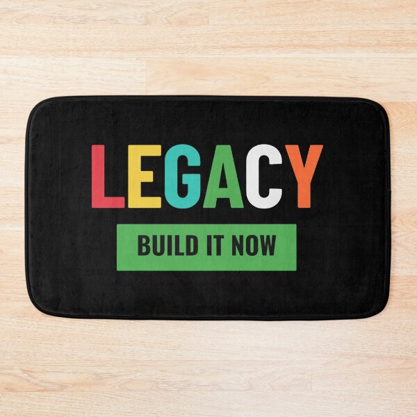 Item preview, Legacy Build It Now – Motivational Quote T-Shirt, Colorful Typography Tee, Entrepreneur Gift, Success Mindset Shirt designed and sold by No Excuses .