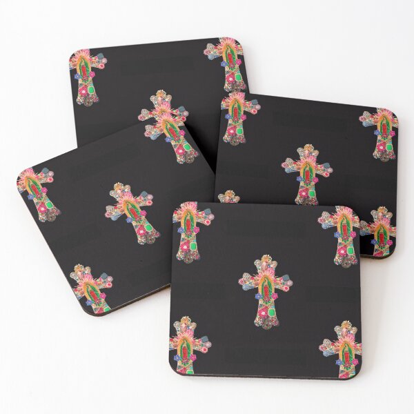 Item preview, Colorful Virgen de Guadalupe Cross designed and sold by LuckyStarShop7.