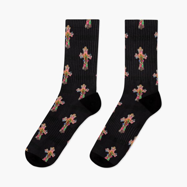Item preview, Colorful Virgen de Guadalupe Cross designed and sold by LuckyStarShop7.