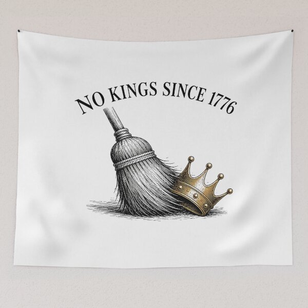 Item preview, No Kings Since 1776 Anti Monarchy Patriot Symbol designed and sold by chattsuede.