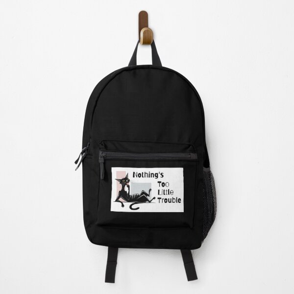 Item preview, Nothing's Too Little Trouble – Funny Cat designed and sold by Horningamere.
