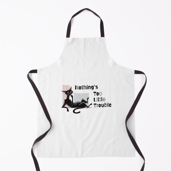 Item preview, Nothing's Too Little Trouble – Funny Cat designed and sold by Horningamere.