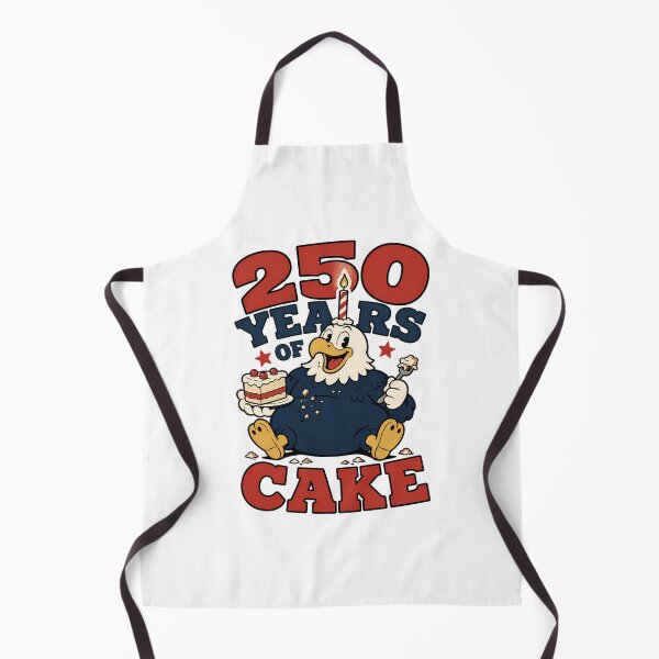 Item preview, Funny America 250 Years Of Cake Retro Eagle Mascot designed and sold by chattsuede.
