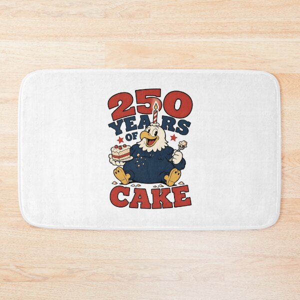 Item preview, Funny America 250 Years Of Cake Retro Eagle Mascot designed and sold by chattsuede.