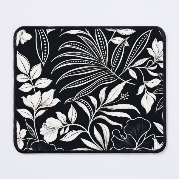 Item preview, Elegant Midnight Botanical Floral Pattern designed and sold by Myra365Art.