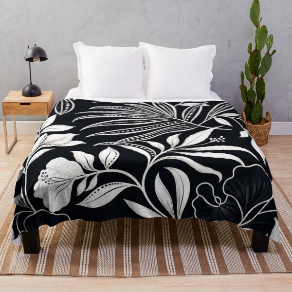 Item preview, Elegant Midnight Botanical Floral Pattern designed and sold by Myra365Art.