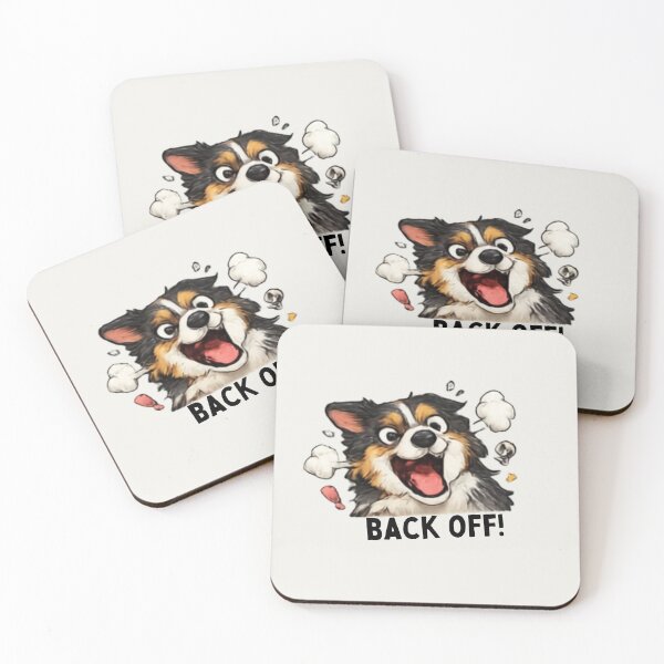 Item preview, Back Off Angry Dog Sticker designed and sold by Siti Hoiriyah.