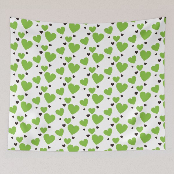 Item preview, I love Mint Chocolate Chip Ice Cream Hearts Sticker Classic Mug designed and sold by Rolographics1.