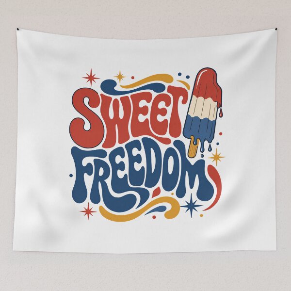 Item preview, Groovy Patriotic Popsicle Sweet Freedom designed and sold by chattsuede.