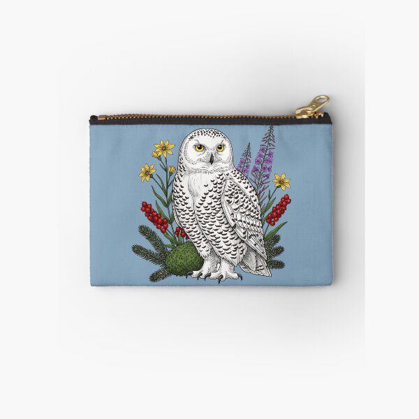 Item preview, Botanical Snowy Owl Wildlife Art  designed and sold by BirdsnStuff.
