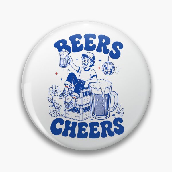 Item preview, Beers and Cheers Retro Beer Lover designed and sold by olosra.