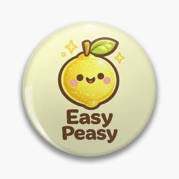 Item preview, Cute Lemon Character — Easy Peasy designed and sold by Dream Machine.