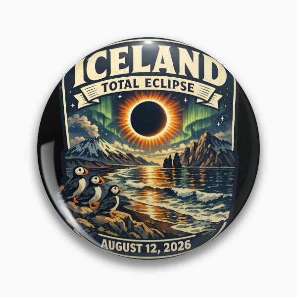Item preview, Iceland Total Solar Eclipse 2026 | August 12 Eclipse Chaser Adventure designed and sold by HiPatti.