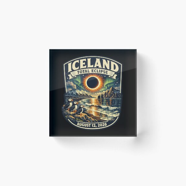 Item preview, Iceland Total Solar Eclipse 2026 | August 12 Eclipse Chaser Adventure designed and sold by HiPatti.