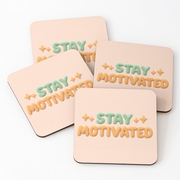 Item preview, Stay Motivated Inspirational Quote designed and sold by Siti Hoiriyah.