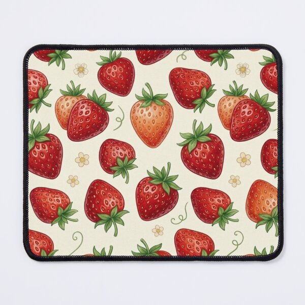 Item preview, Vintage strawberry pattern design designed and sold by Cozy Beam Studio.