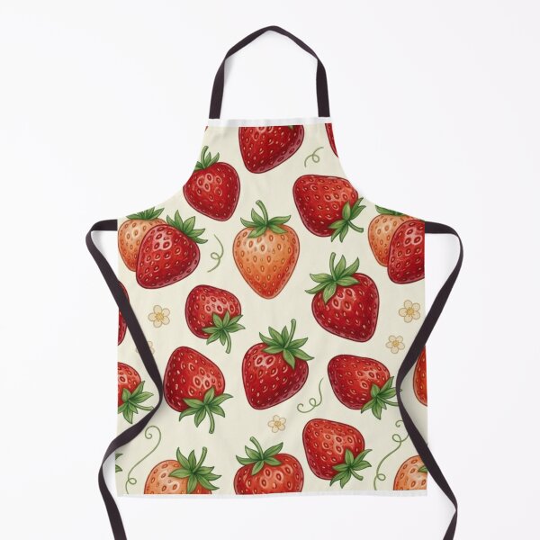 Item preview, Vintage strawberry pattern design designed and sold by Cozy Beam Studio.